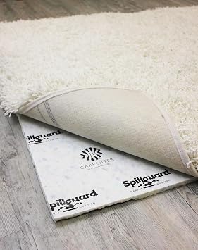 Spillguard Custom Cut Rug Pad Made to Order, 1/2" Thickness, Waterproof & Pet-Friendly Non-Slip Carpet Padding | Premium Cushioned Rug Pad for Hardwood & Hard Floors