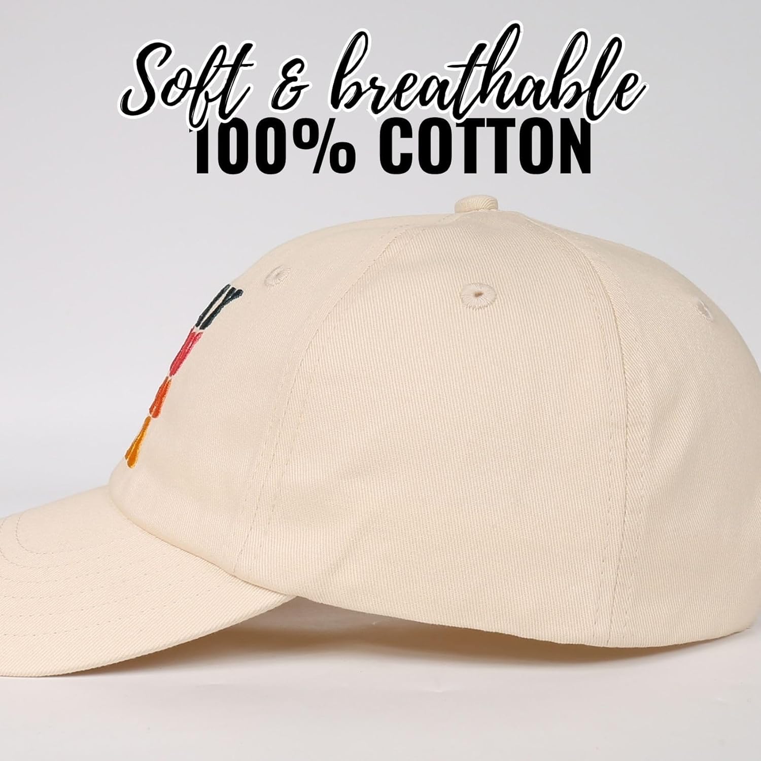 InnoBeta Twin Mom Gifts Cap, Funny Adjustable Embroidered Hat Gifts on Mother's Day, Birthday, Christmas Beige - Image 4