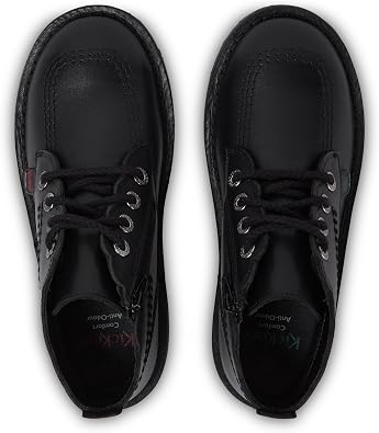 Kickers girls Adlar Hi Scallop Leather
