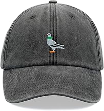 Pigeon Baseball Cap Vintage Washed Unisex Dad Hat Adjustable Bird Watcher