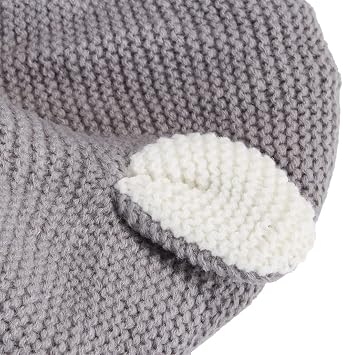 PetPhindU Plush Winter Dog Hat Hat Winter Warm Hat Knitting Wool Autumn Windproof Dog Hat for Large Dogs Collar Rabbit Ears