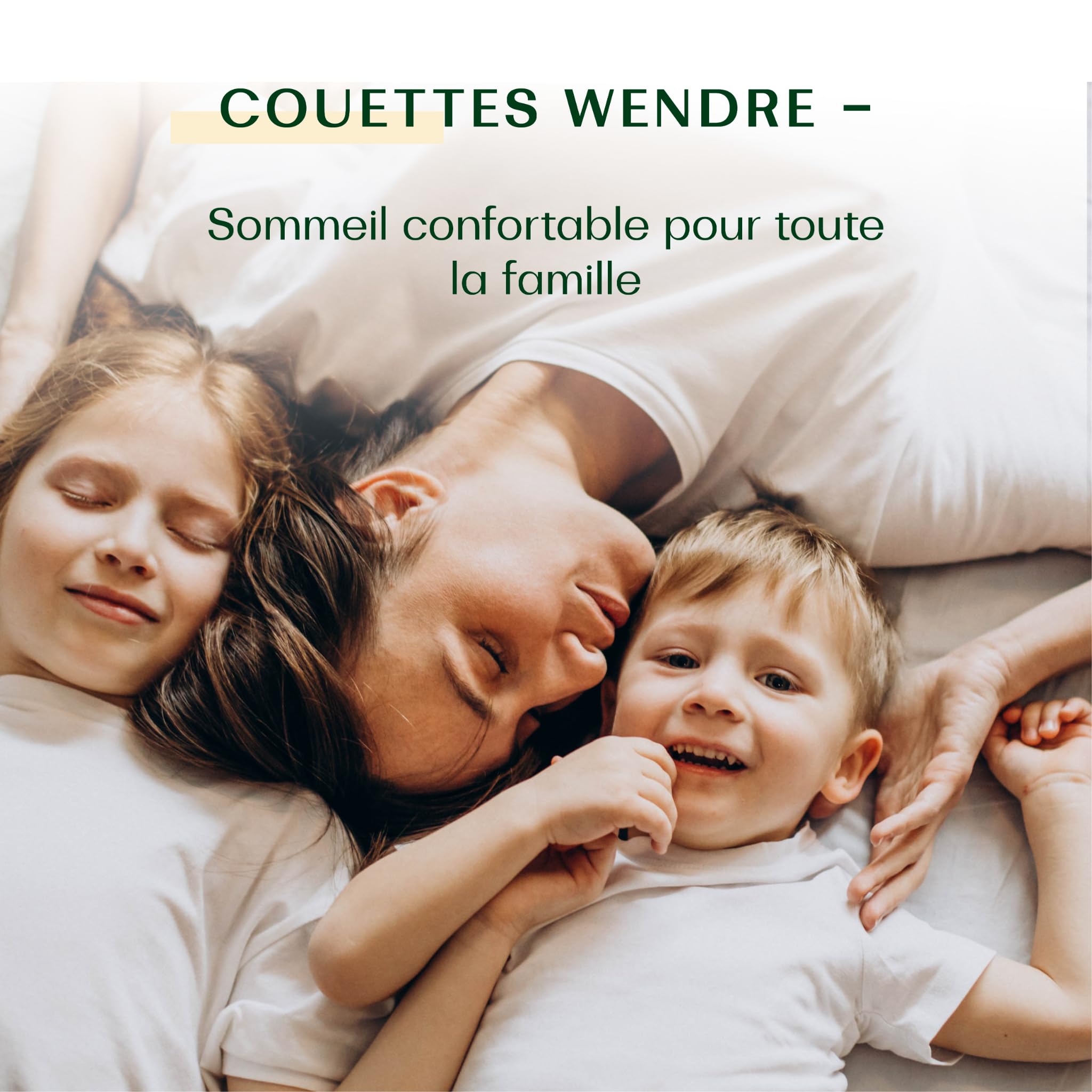 Wendre Couette Légère Été 240x260 cm – 100 g/m² Ultra Légère, Microfibre | Microfibre fine et aérée, hypoallergénique, lavable en machine à 40°C, idéale pour fortes chaleurs