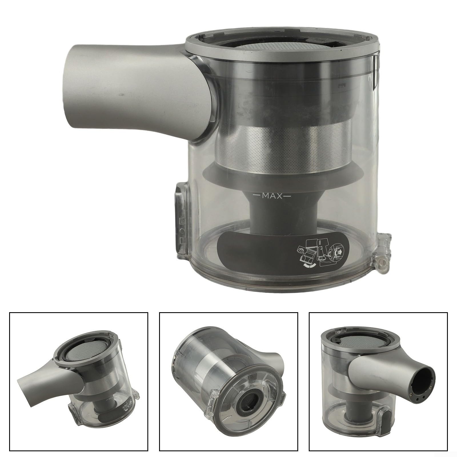 Tazza di ricambio per Dreame R20, 0,5-1,5 l, ermetica, con svuotamento con un clic, accessorio leggero e rimovibile