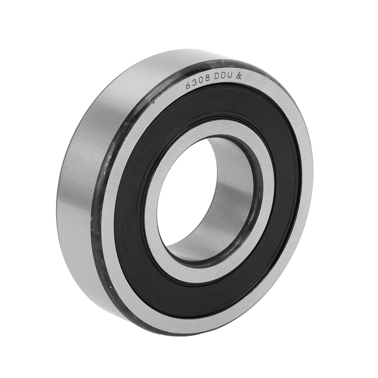 ACROPIX 6308DDU & Deep Groove Ball Bearings P5 40x90x23mm Lubricated Bearings Double Rubber Seal Black Silver Tone Scooter Skateboard Wheel
