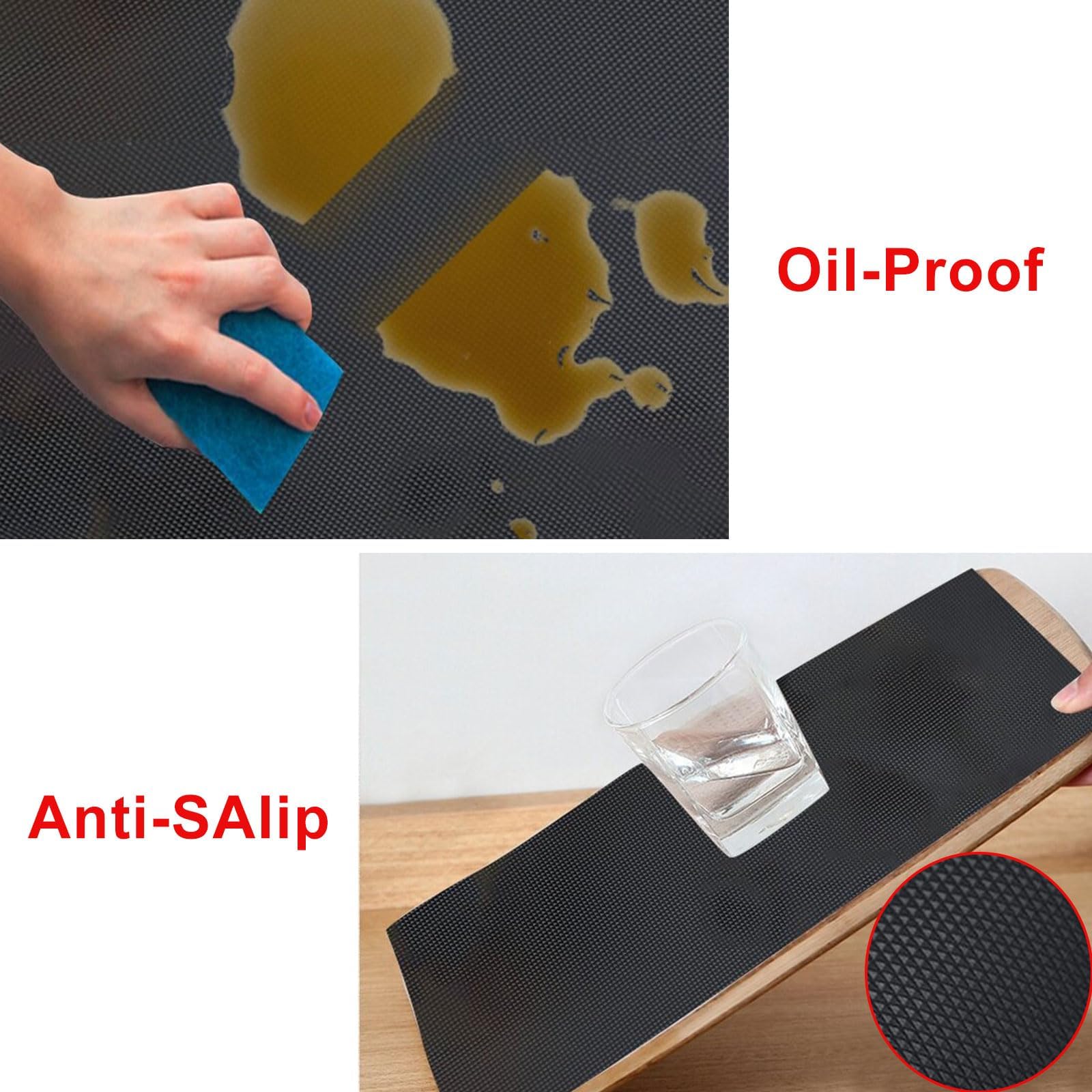Tapis De Tiroir Antidérapant EVA 45x500 Cm - Imperméable, Non Adhésif - Pour Réfrigérateur, Armoire, étagère, Bureau - Coupe Personnalisable