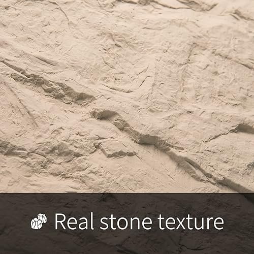 Miniatura 6 de Art3d Stone Texture 3D Wall Panels, 4-Pack PU Wall Panels for Interior Wall Decor, 24" x 48", Stone Yellow