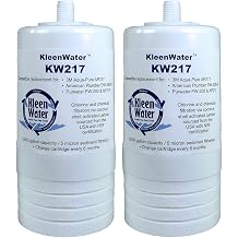 KleenWater KW217 Water Filter Compatible With Aqua-Pure AP217, Replacement Filters for the AP200 System, Carbon Replacement Cartridge, Set of 2