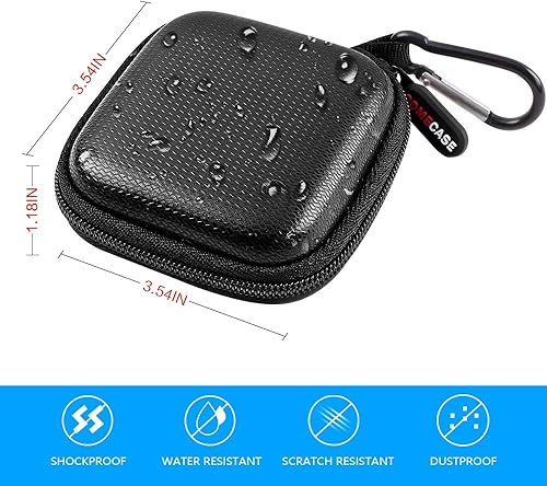 Miniatura 4 de Estuche para lector de tarjetas con chips, soporte duro para bolsa de transporte cuadrado A-SKU-0485 sin contacto y lector de chips con cable de