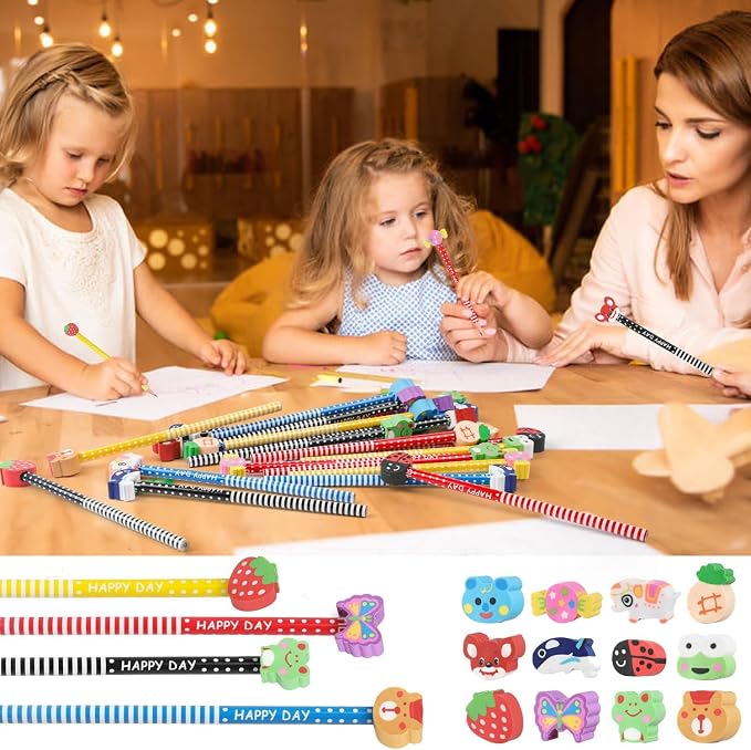 Set de 24 lápices de grafito SULOLI para niños miniatura 6