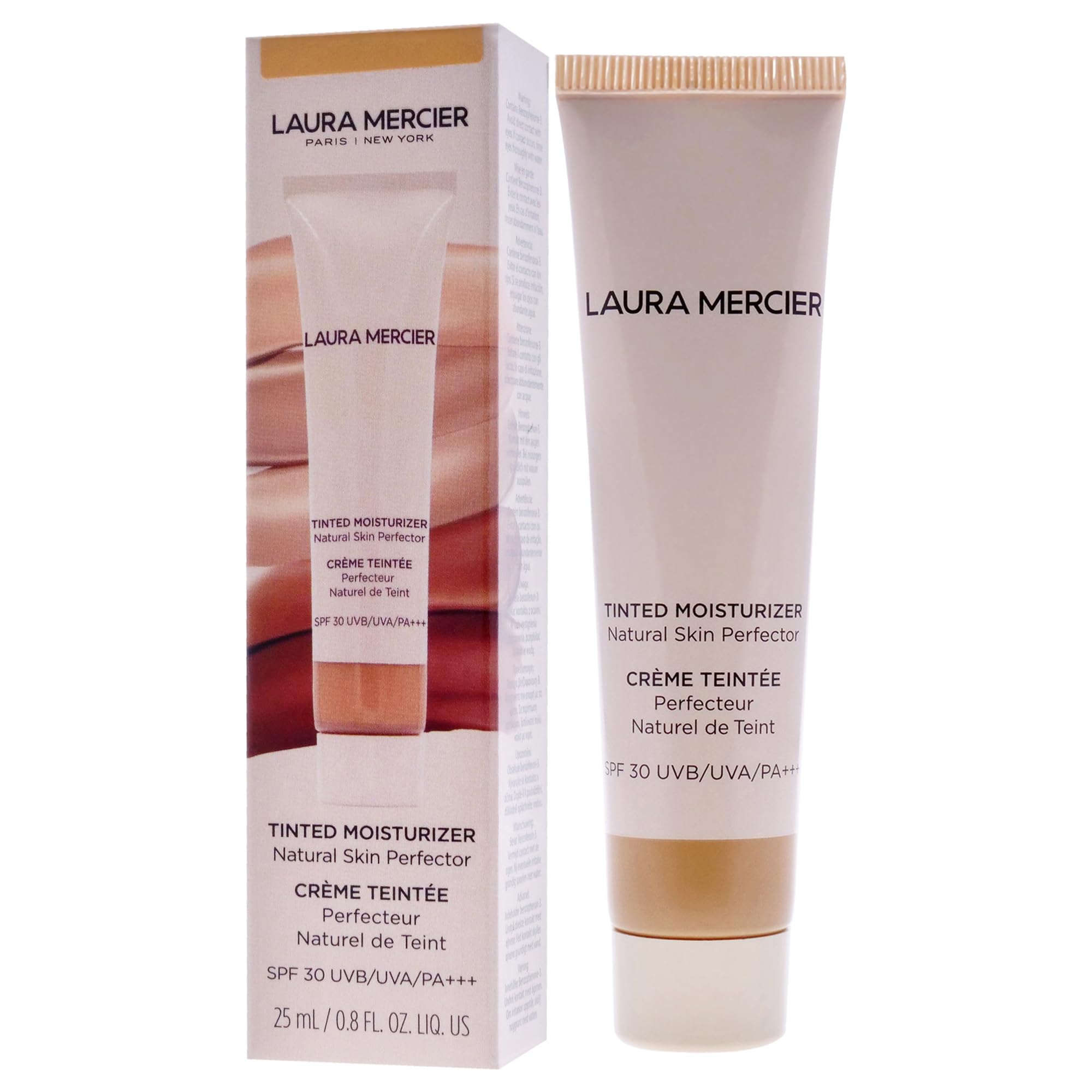 Tinted Moisturizer Natural Skin Perfector Mini SPF 30-4N1 Wheat by Laura Mercier for Women - 0.8 oz Foundation - Image 4