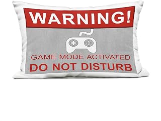 Stupell Industries | Gaming Do Not Disturb, 14 x 20 | Outdoor Pillow, Made in USA - By SD Graphics Studio