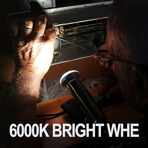 Miniatura 5 de Paquete de 2 bombillas LED de repuesto para linterna con 18 V, 12 V, 19.2 V, 6 a 24 voltios y 3 W, 247 lm y PR2 P13.5S, kit de conversión LED,