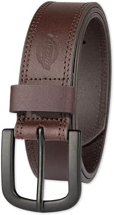 Dickies Men's Genuine Leather Work Casual Belt