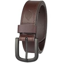 Dickies mens Genuine Leather Belt Durable Casual Style, Regular & Big and Tall Sizes