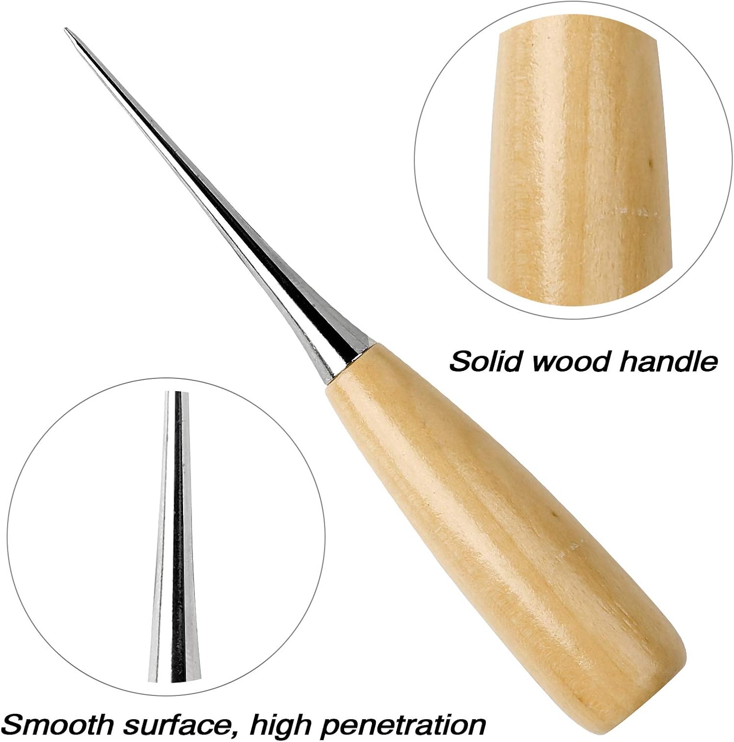 Leather Repair Kit 11PCS Leather Sewing Tools Waxed Thread and Nee