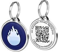 Vista 23 de Pet Dwelling Symbols NFC y QR Code - Etiqueta de identificación inteligente para perros, escaneo fácil, acceso instantáneo al perfil en línea