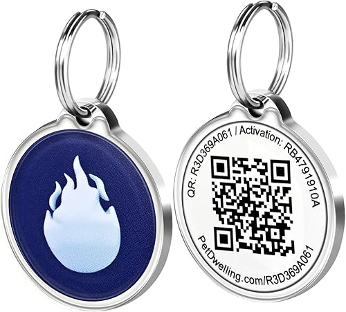 Miniatura 23 de Pet Dwelling Symbols NFC y QR Code - Etiqueta de identificación inteligente para perros, escaneo fácil, acceso instantáneo al perfil en línea