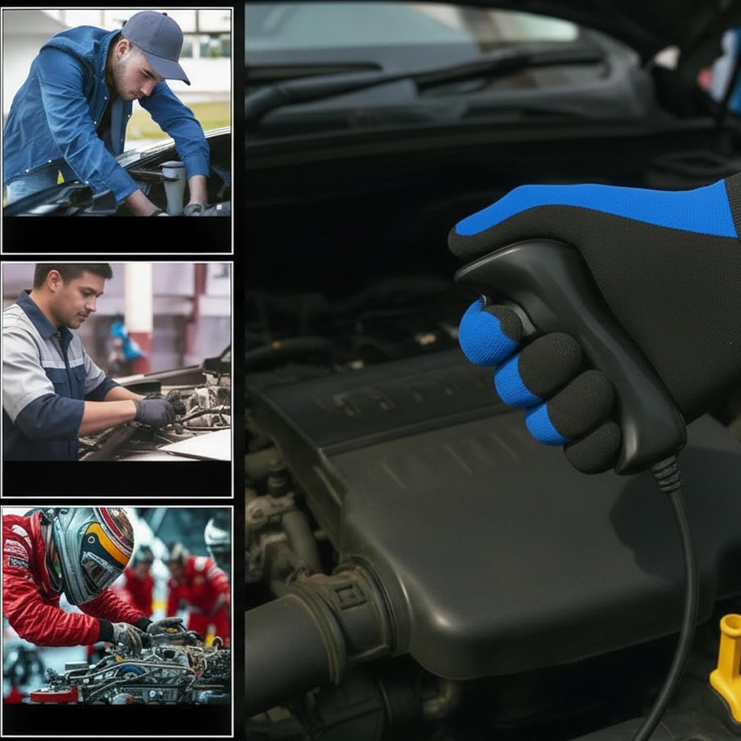 Remote Starter for Car and Truck Push Button Starter Switch Heavy Duty Remote Starter Switch 6 ft Leads