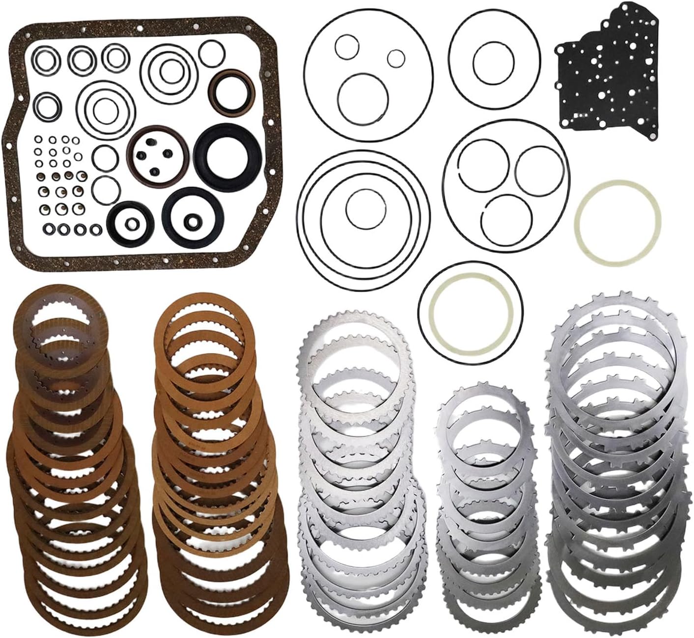 U140E U140F Transmission Master Rebuild Kit Compatible with RAV4 2.0/2.4/3.5L 2000-2008, Camry 2.4/3.0L 2002-2003, Highlander 2.4/3.0/3.3L 2001-2007 Direct Replacement T136081A T13600A