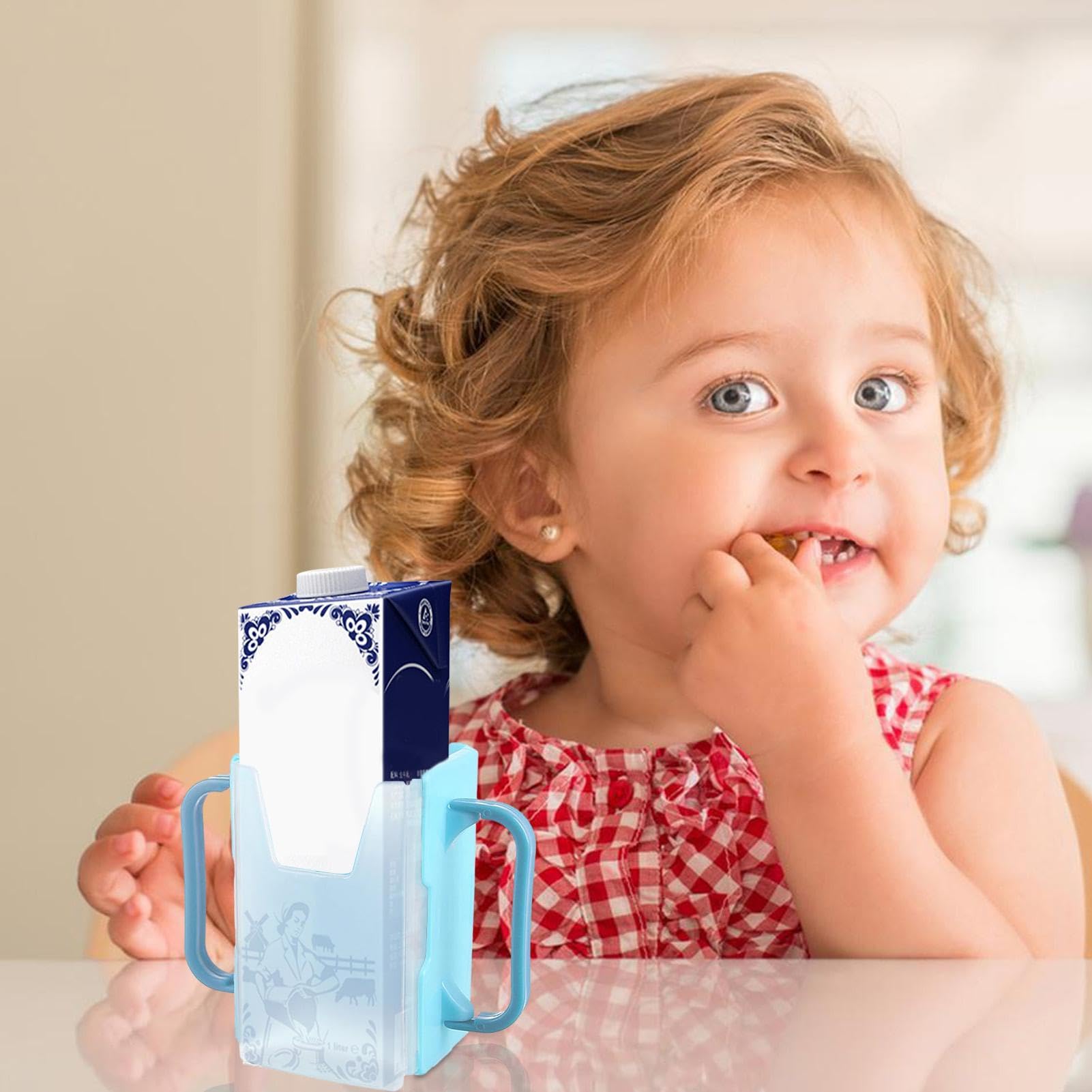 Generic Juice Bag Holder - No Holder for Milk Box, Portable, Adjustable, Spill Proof, Non-Slip, Foldable