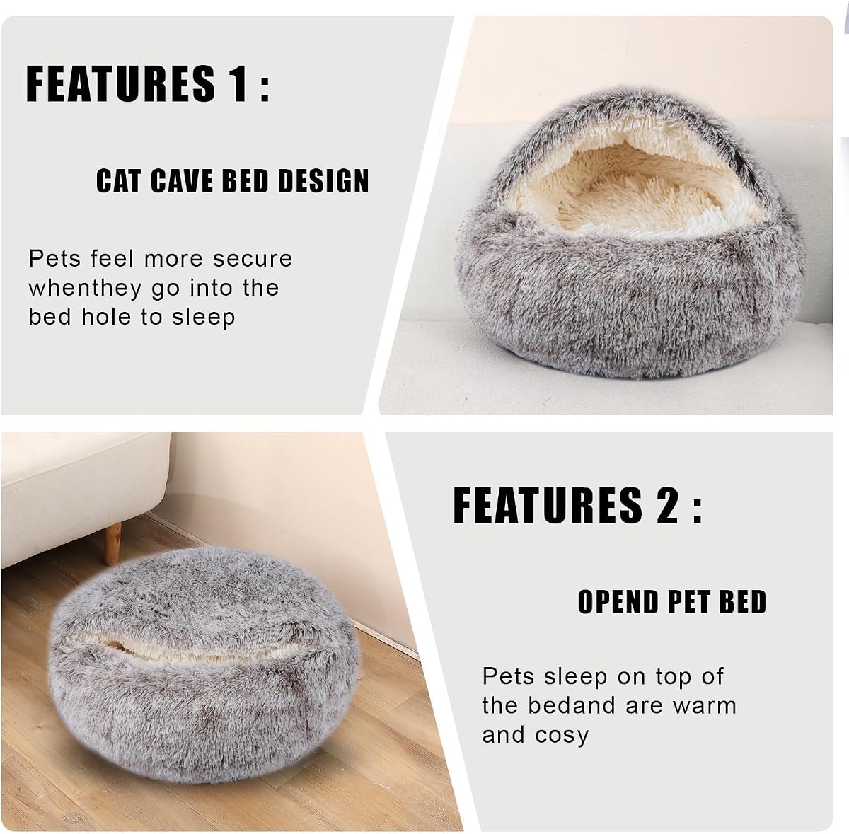 Fair-Trade Hand-Woven Cat Cave view 4