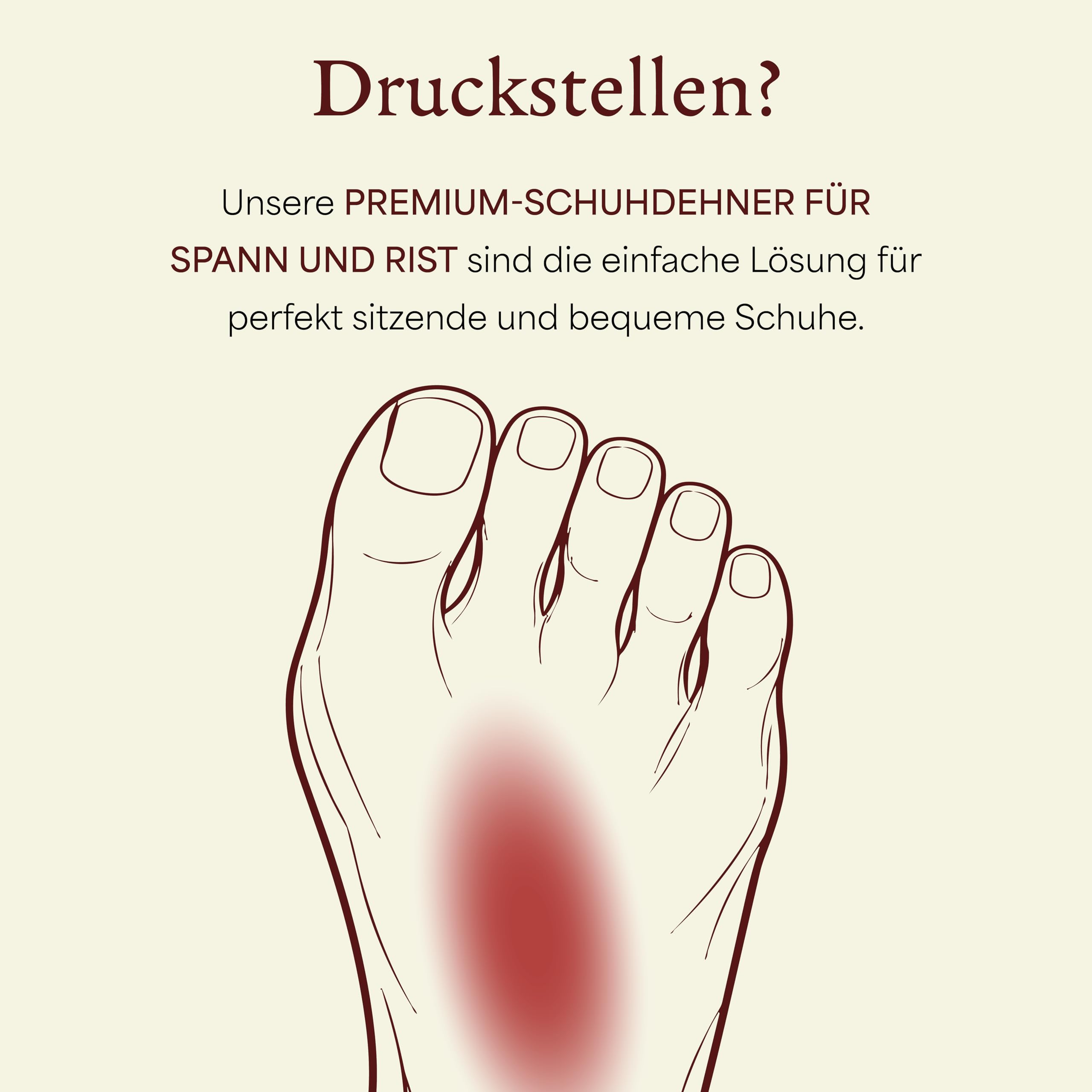 Langer & Messmer Schuhdehner und Stiefeldehner für den Spann und Rist für Damen gegen drückende Schuhe - gefertigt aus massivem Buchenholz inkl. Lederdehnerspray 50ml