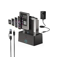 ICY BOX Docking Station per M.2 NVMe e HDD/SSD 2,5"/3,5", USB 3.2 Gen 2 Type