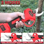 Pruning Shears Max 30mm Cutting Diameter Fit for Milwaukee 12V Battery Packs with LCD Display SK-7 Blade for Garden Tree Pruning(Battery not Included)