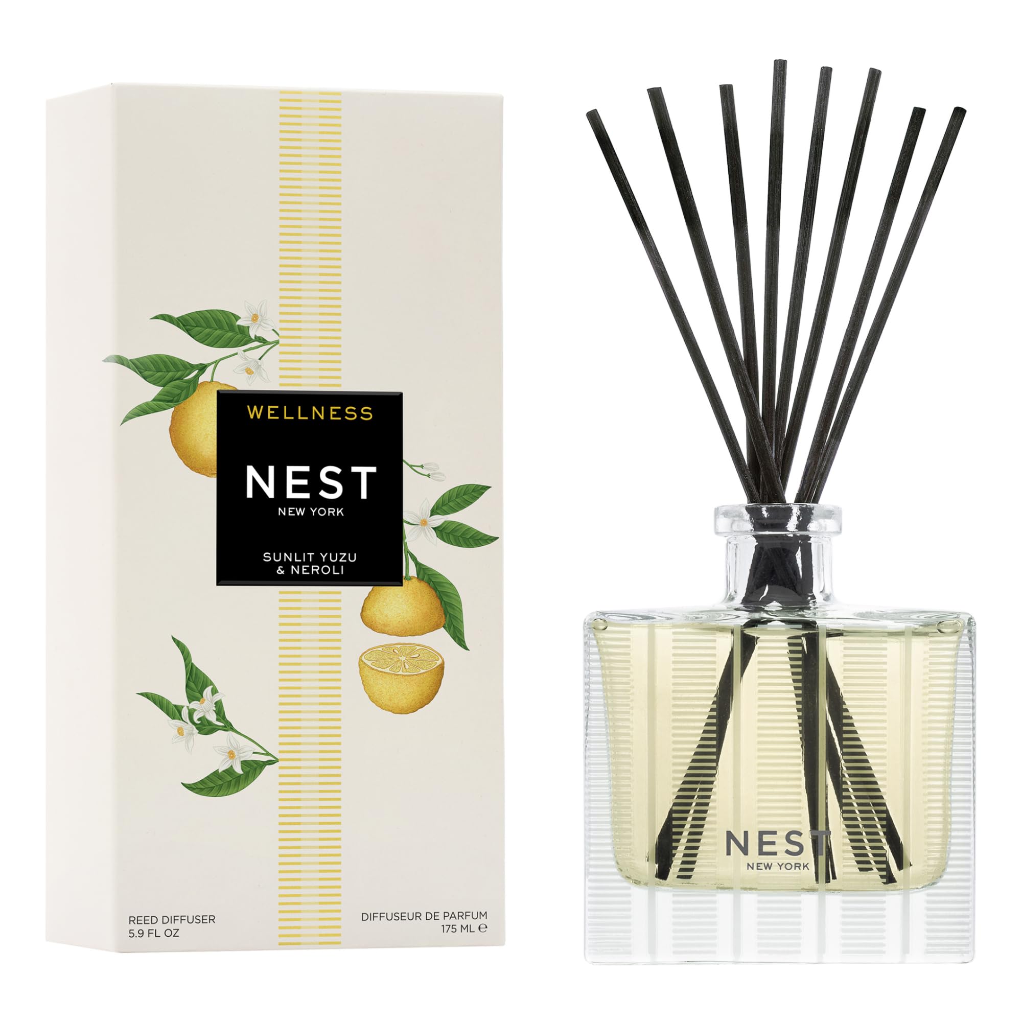 Amazon.com: NEST New York Reed Diffuser, Sunlit Yuzu & Neroli