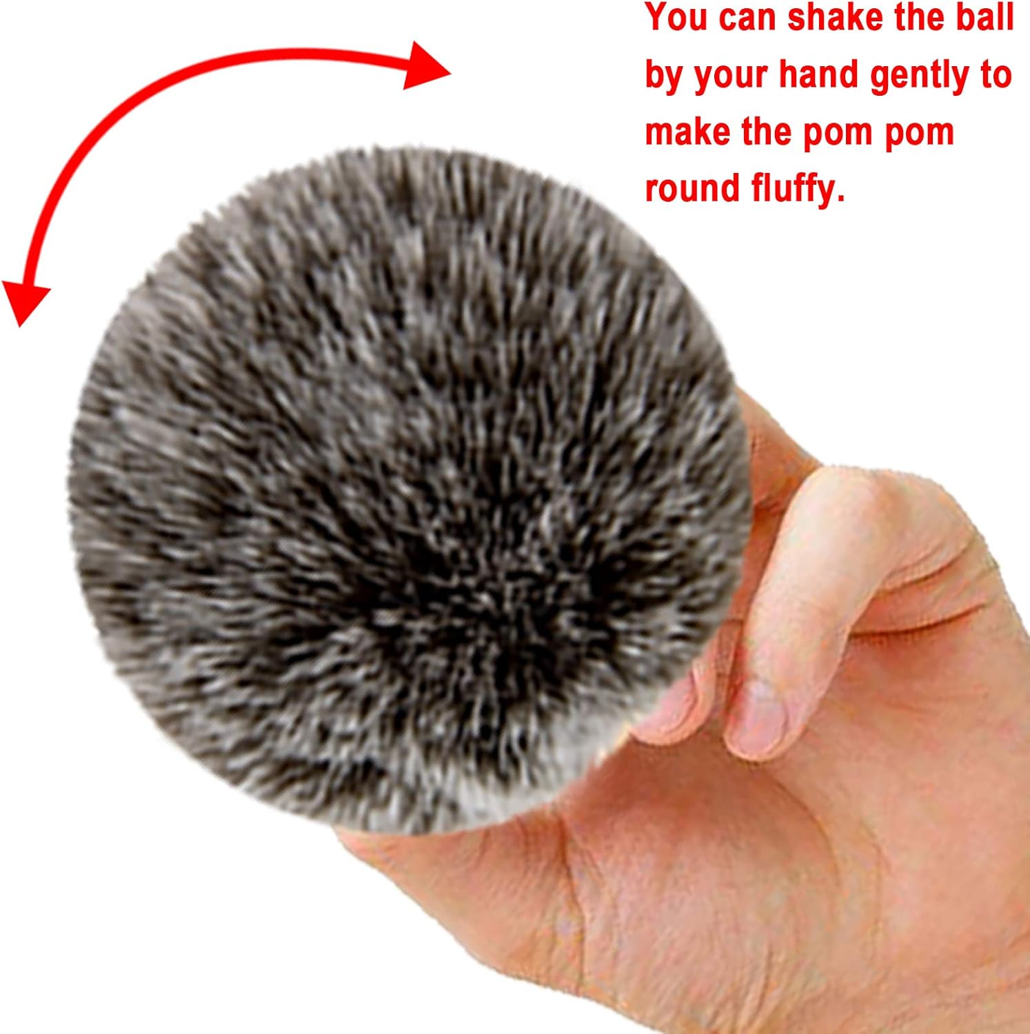 (BQTQ 26 Pieces Faux Fur Pom Poms DIY Fluffy Faux Fur Pom Pom with Elastic Buckle for Bag Accessories Gloves Scarf Keychain (13 Colours) - Image 4