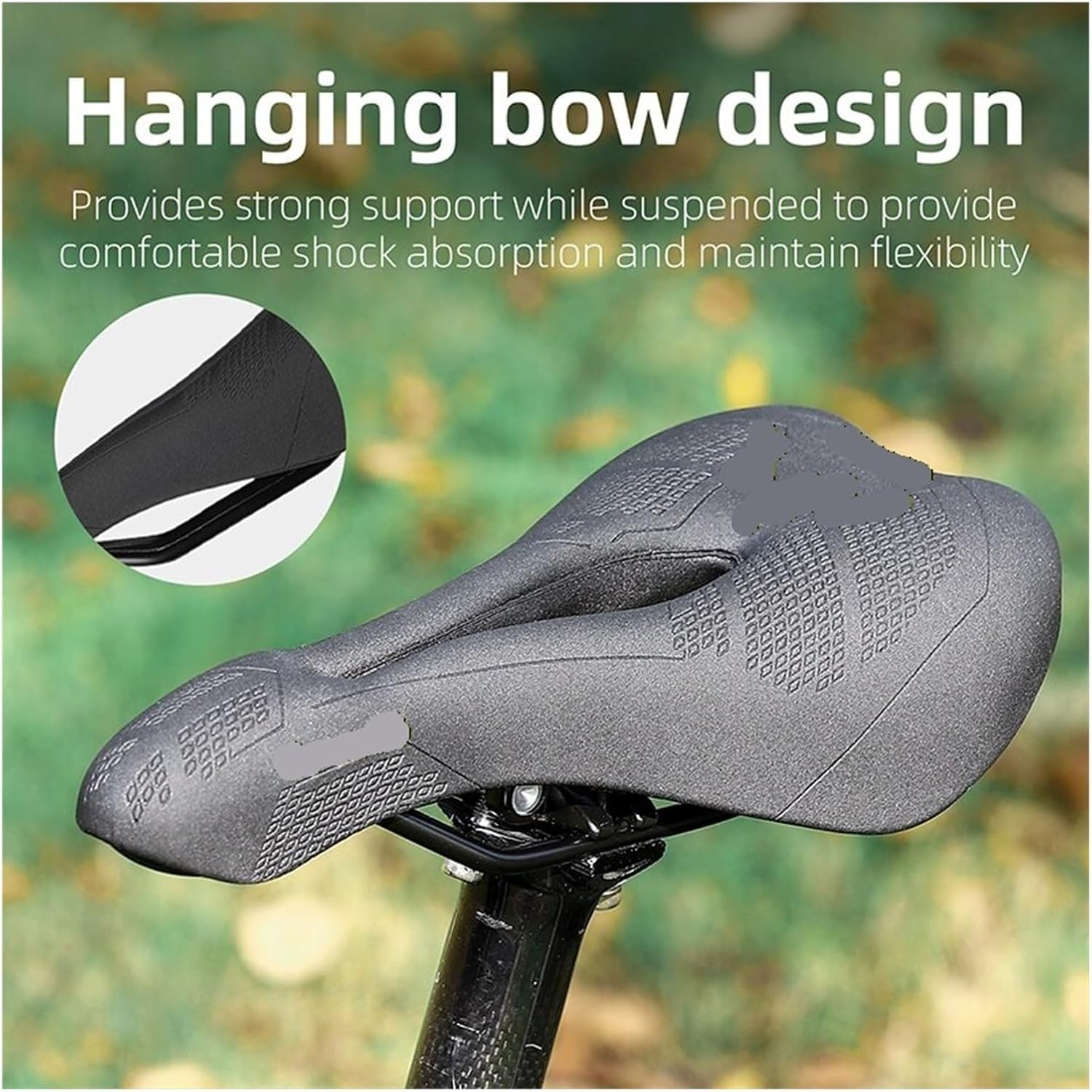 Ergonomic Bike Saddle Men Women Hollow Breathable Cycling Cushion Comfortable Memory Foam MTB Road BMX Bicycle Seat