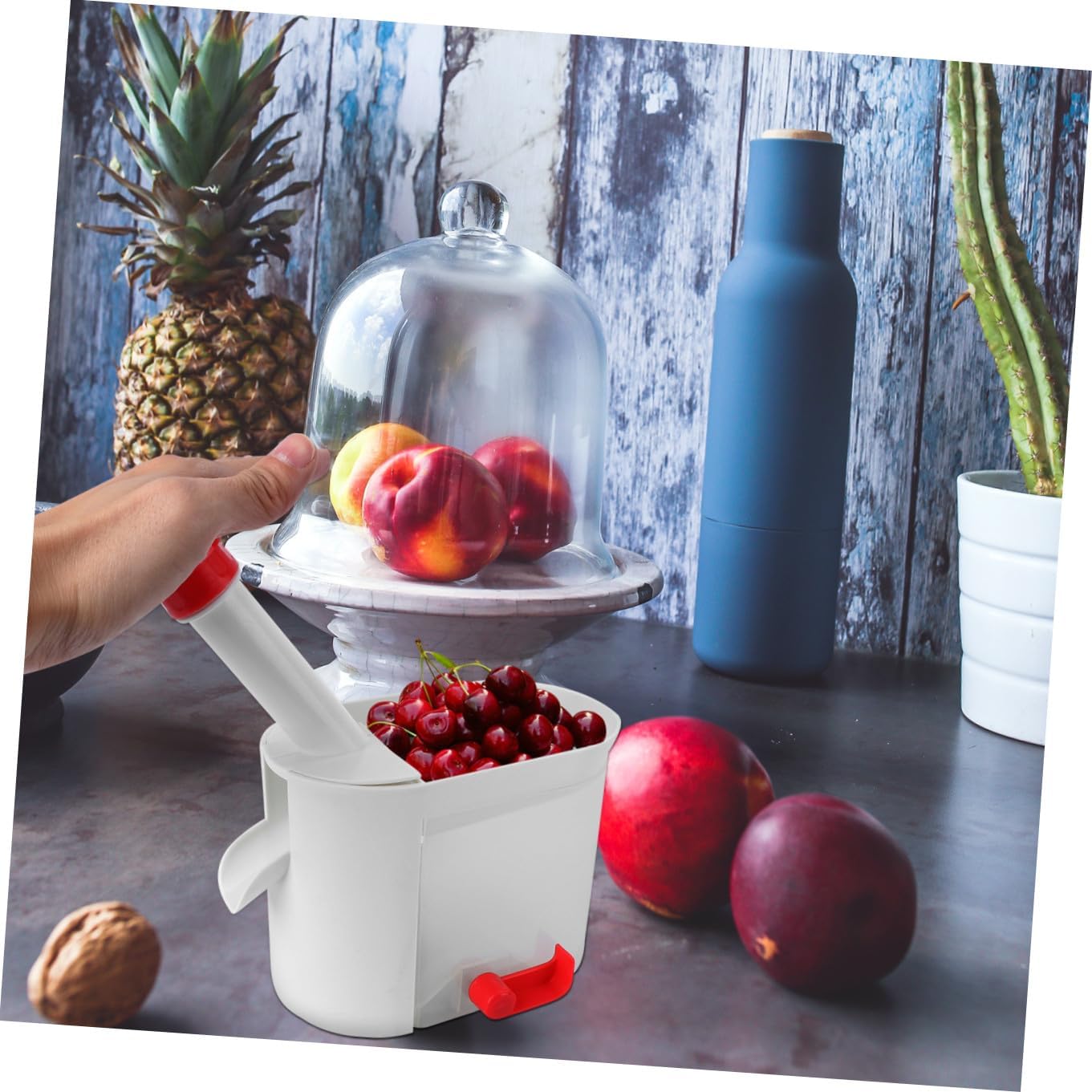 Multifunctional Cherry Pitter Fruit Vegetable Corer Tool Odorless Material Safe for Compact Kitchen Gadget for Convenient Fruit Seed Removal