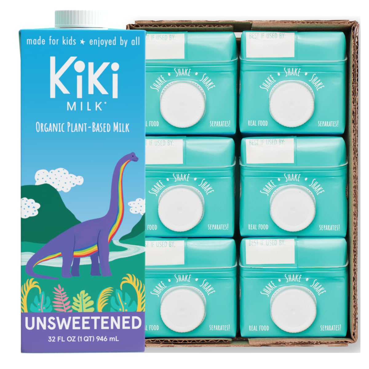 Buy Kiki Milk Based Milk Unsweetened Kiki Milk Calcium & Magnesium