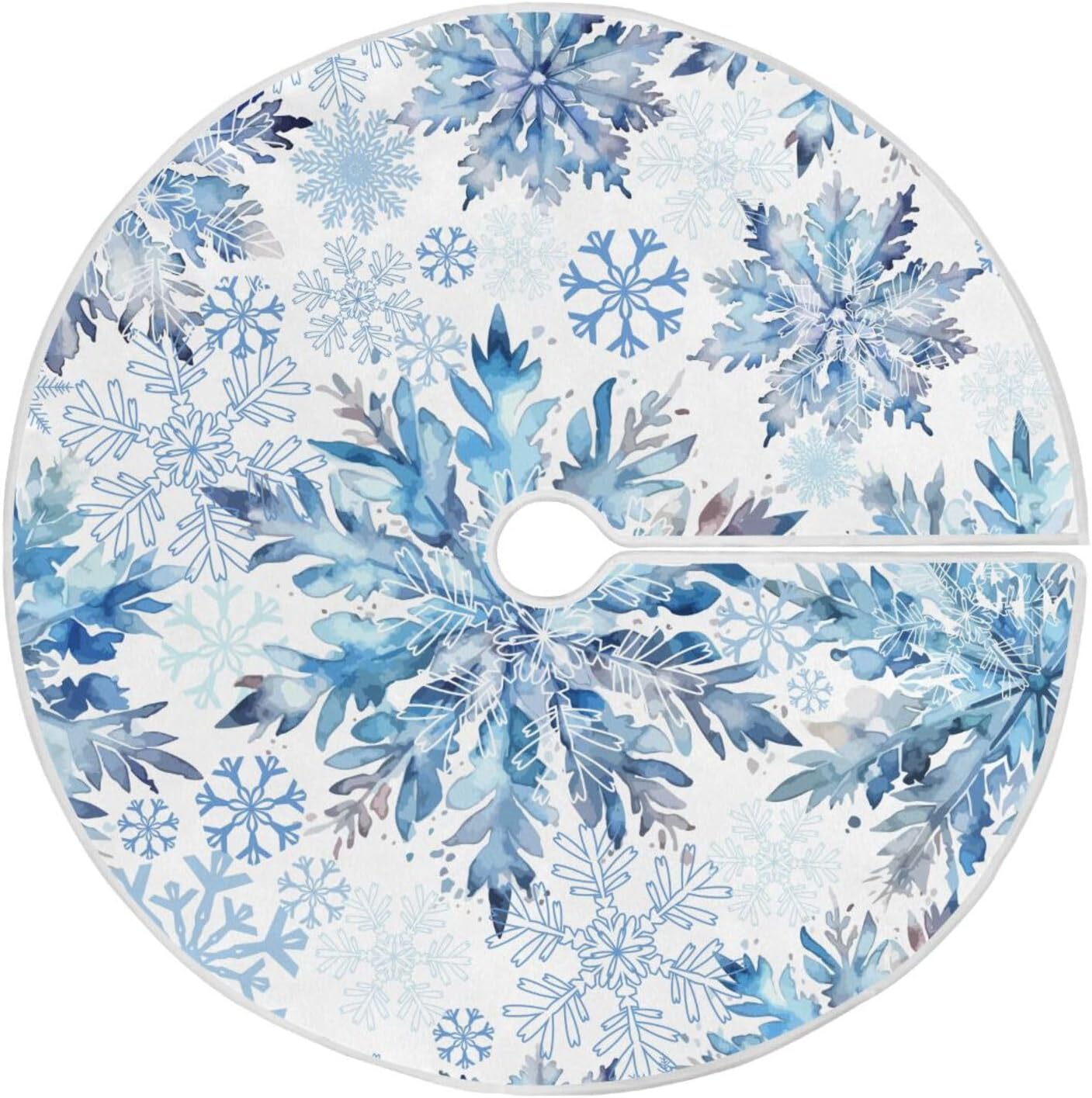 Christmas Tree Skirt 36 inch Xmas Tree Skirt Blue