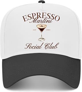 Espresso Martini Social Club Vintage Trucker Hat | Premium Baseball Hat for Men & Women