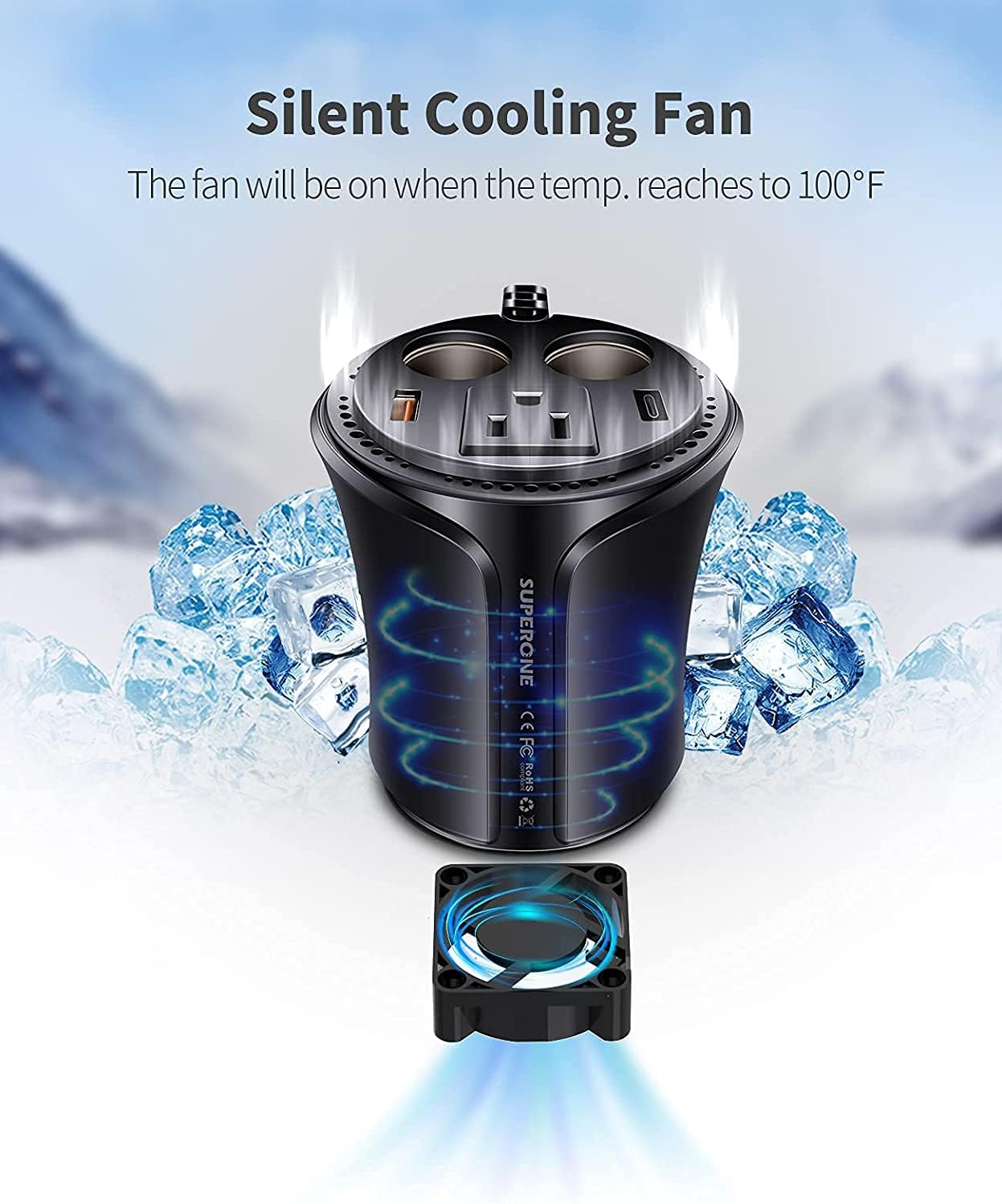 SUPERONE 150W Car Power Inverter - Image 12