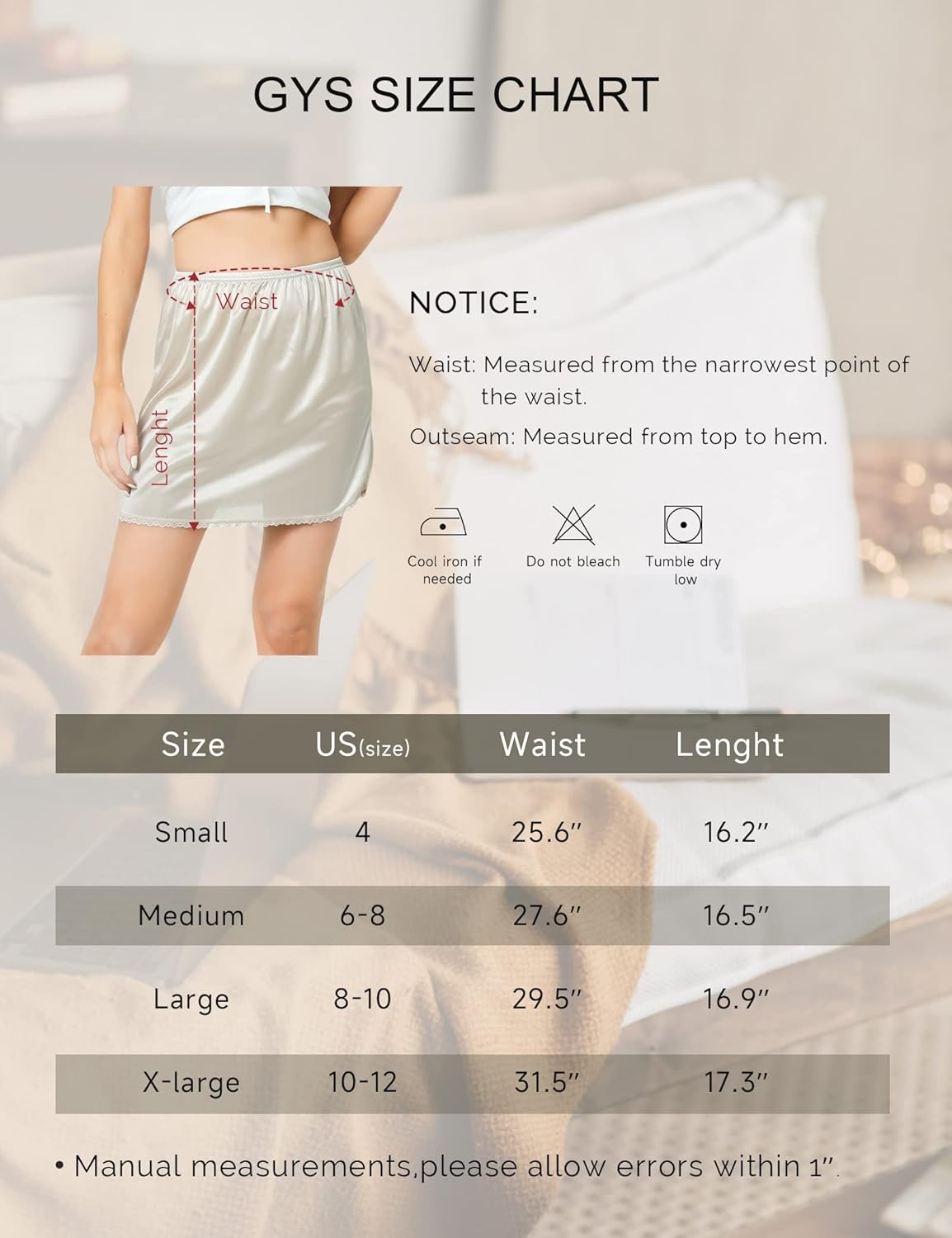 GYS Half Slip for Women Under Dress Silky Underskirt - Image 7