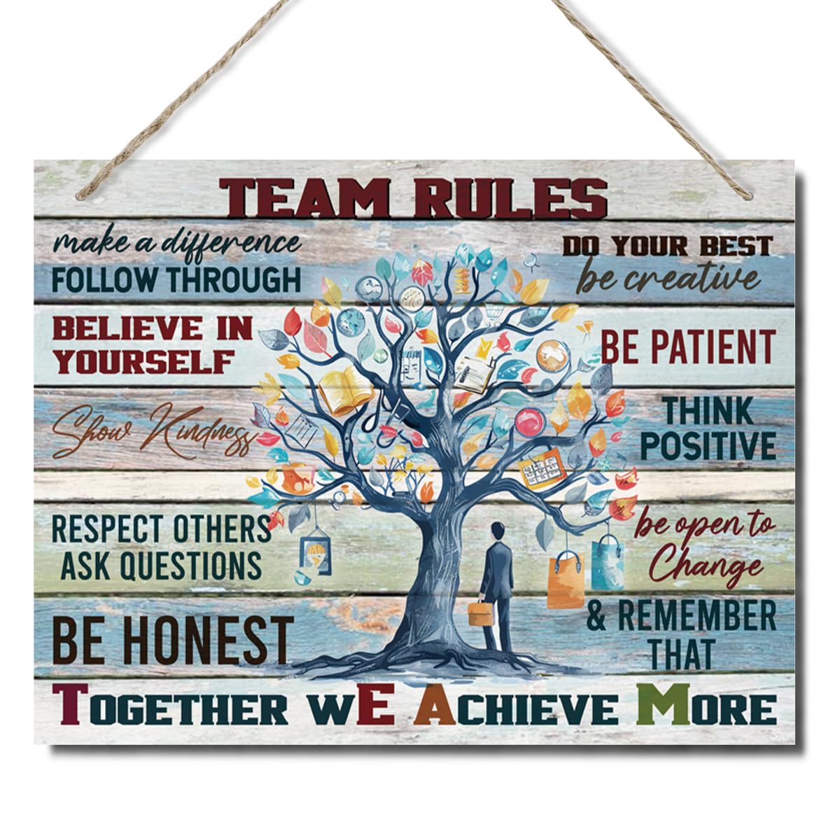 Teamwork Wall Art for Office, Office Wall Decor, Inspirational Wall Decor for Office, Office Decorations for Work, Office Wall Decor for Women, In
