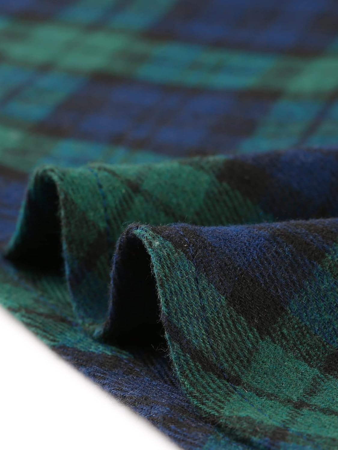 Agnes Orinda Plus Size Vintage Skirt for Women A-line Plaid Printed Flare Elastic High Waist Christmas Midi Skirts - Image 5