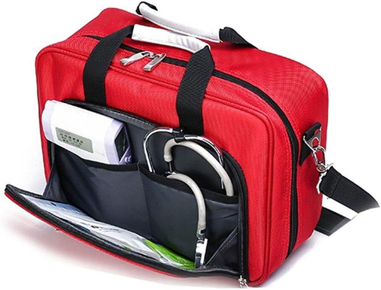 Borsa Pronto Soccorso vuota, Campeggio Kit di primo soccorso Borsa vuota Borsa medica impermeabile Borsa di stoccaggio medico con tracolla Tuta da viaggio multifunzione