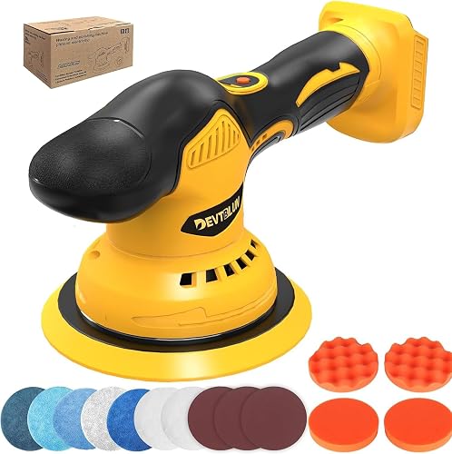 Cordless Car Buffer Polisher Kit Compatible