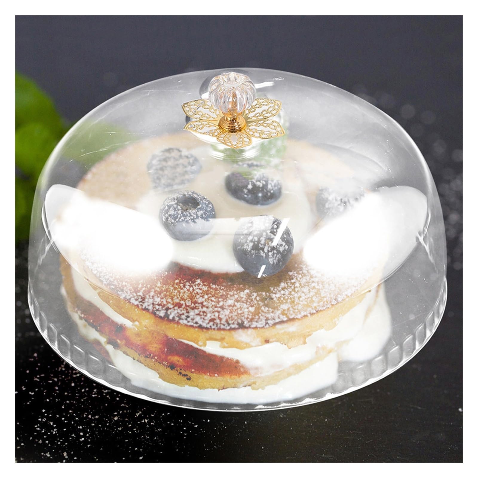 Générique Couvercle de dôme de gâteau en acrylique for fruits et desserts