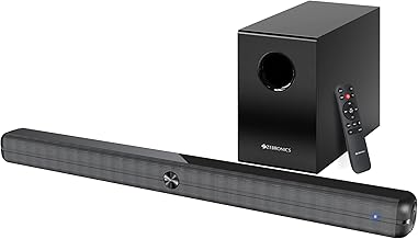 ZEBRONICS 120 Watts
                                    Soundbar, Home Theatre, Dual
                                    Racetrack Drivers Soundbar, 13.33cm
                                    Subwoofer, HDMI ARC, Bluetooth v5.1,
                                    ...