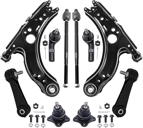 Miniatura 259 de Detroit Axle - Kit de suspensión frontal de 10 piezas para Ford Ranger Mazda B2300 B2500 B3000 B4000, 2 brazos de control superiores, 2 rótulas