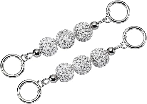 uxcell Extensor de correa para bolso, 2 piezas de 5.7 pulgadas, bolsa de cuentas de 5.7 pulgadas, cadena corta, repuesto para bolso de mano, bolsa