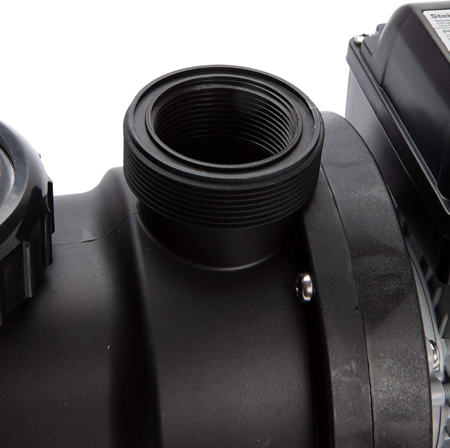 Inlet connection without hose barb