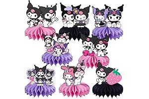 Adorable Honeycomb Table Centerpieces for Danganronpa Celebrations