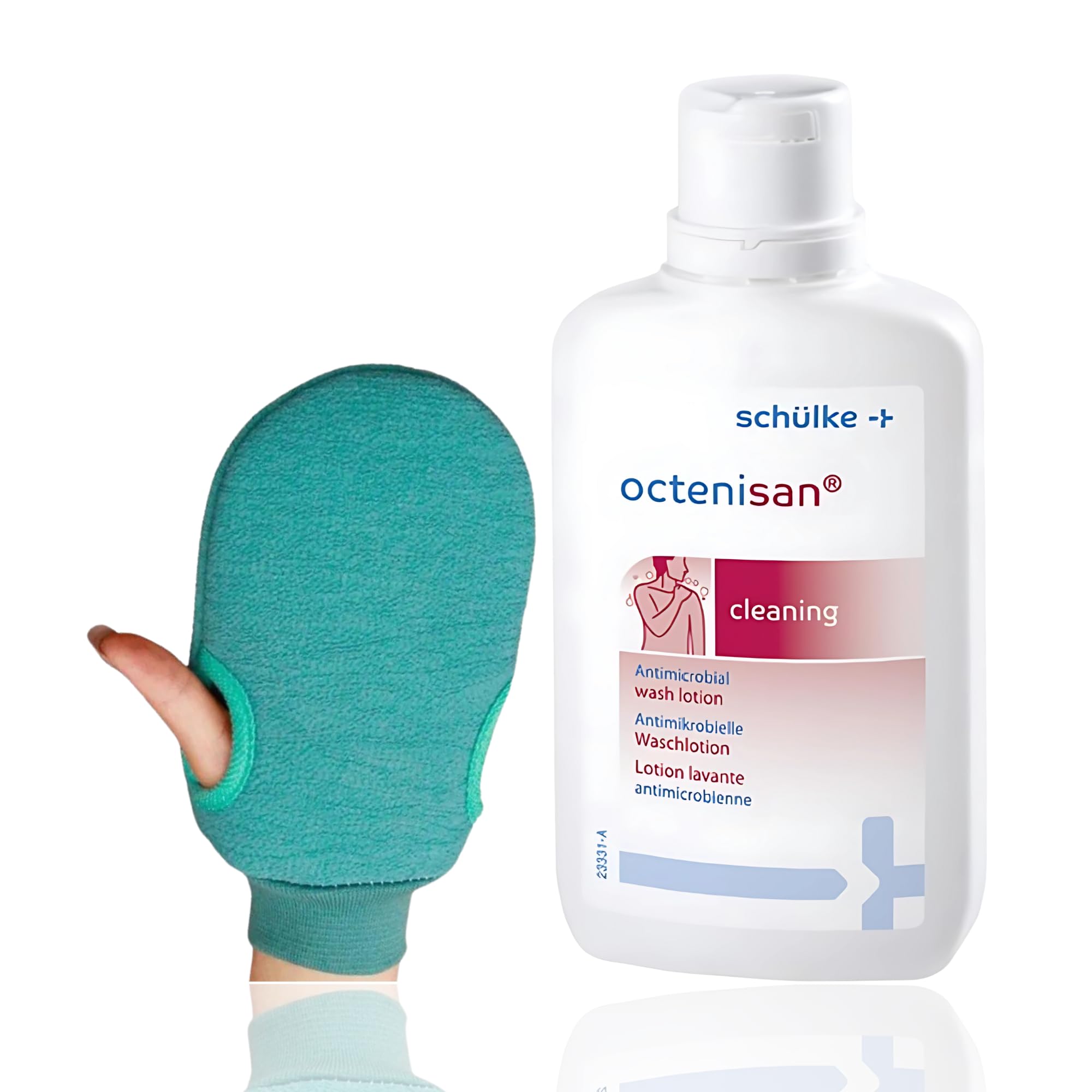 Octenisan Antimicrobial Wash Mini Kit, Octenisan Antimicrobial Wash 150ml with Microfibre Bath Mit
