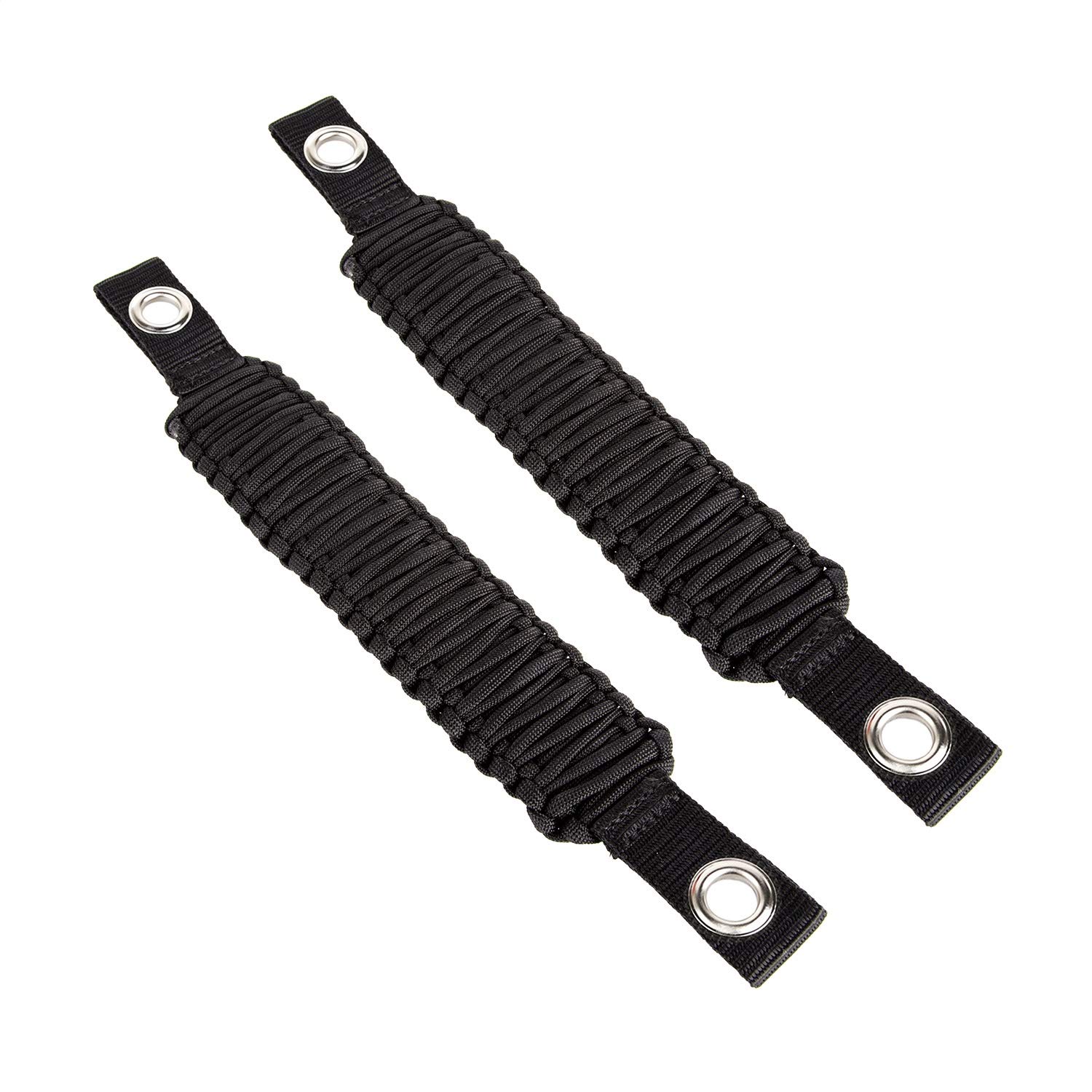 Rugged Ridge Paracord Haltegriff-Set Für Jeep CJ & Wrangler – Grau/schwarz, Mit Klettbefestigung