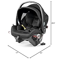 Vista 9 de Peg Perego Primo Viaggio Urban Mobility-Baseless Silla de coche infantil con pestillo-True Negro